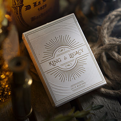 King and Legacy: Gold Edition Marked Playing Cards&nbsp;by&nbsp;USPCC